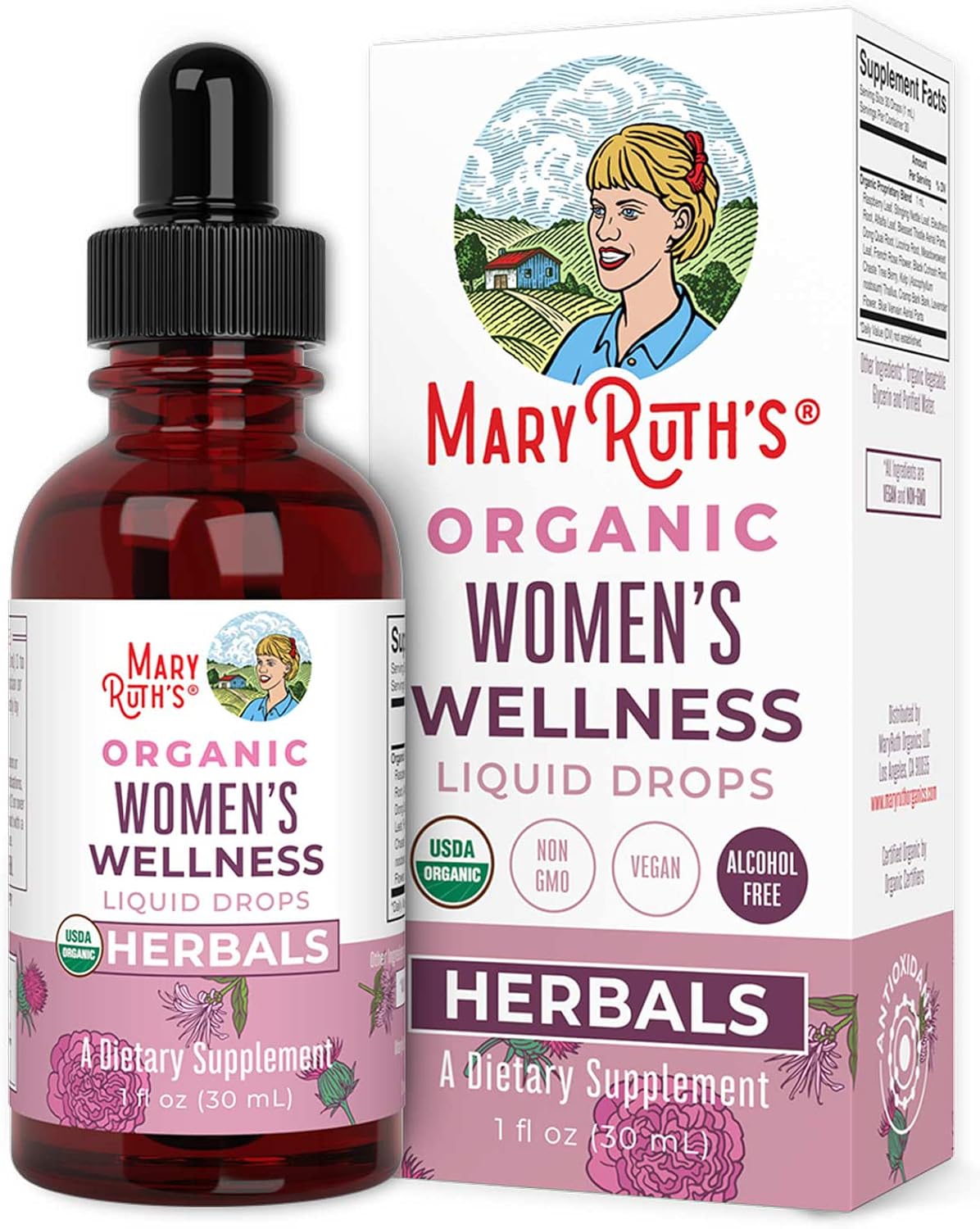 Suplementos de hierbas líquidas orgánicas para mujeres