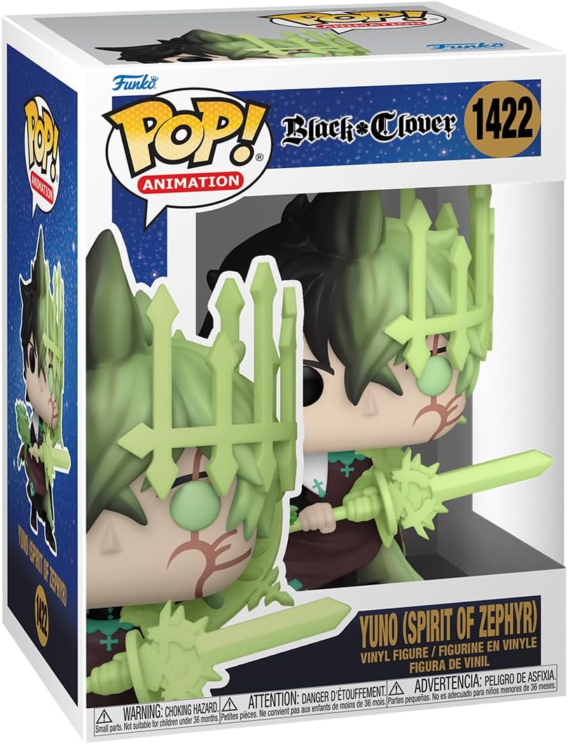 Funko Pop! Yuno (Espíritu de Zephyr) - Black Clover Colección
