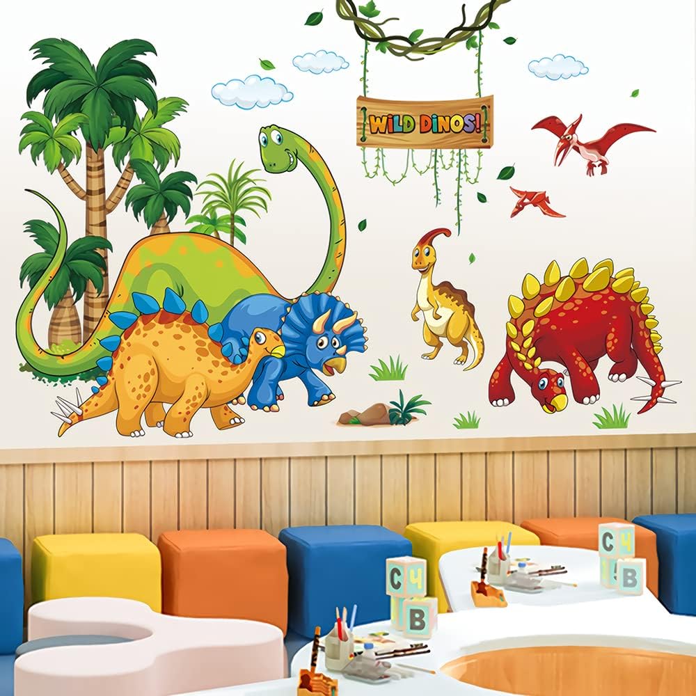 Stickers de Dinosaurios Supzone para Habitaciones Infantiles