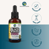 Aceite de Semilla Negra Amazing Herbs - Salud Digestiva 1 Fl Oz