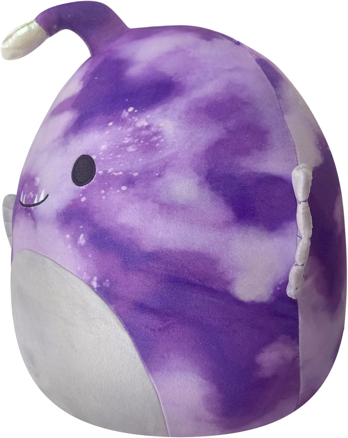 Peluches  Squishmallows  pez pescador de teñido  morado  14