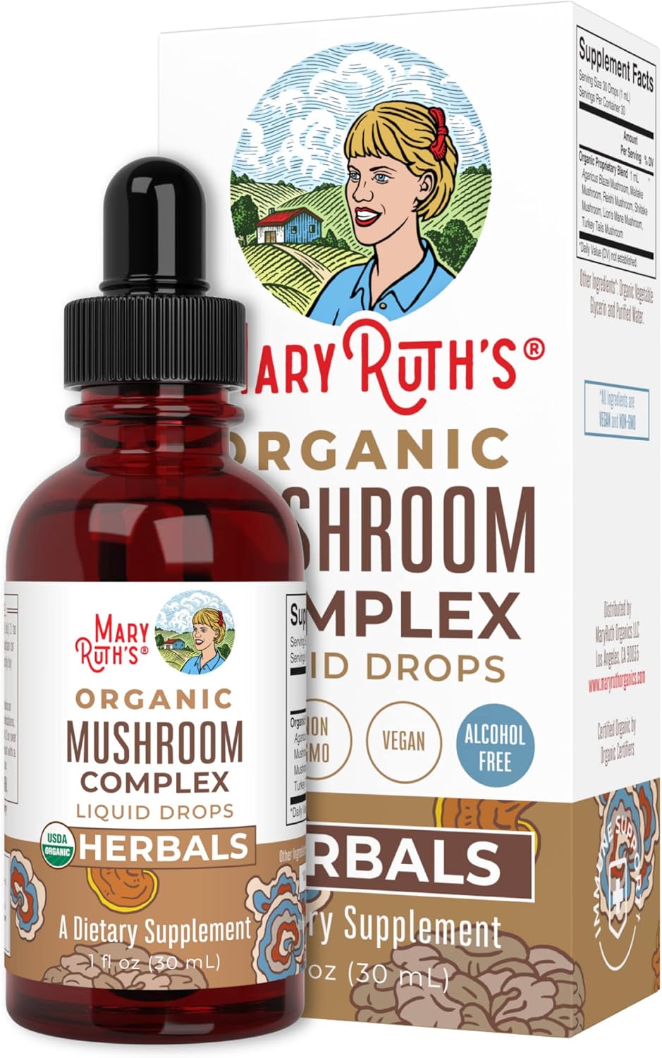 Suplemento MaryRuth's  Gotas líquidas de hierbas 1 oz