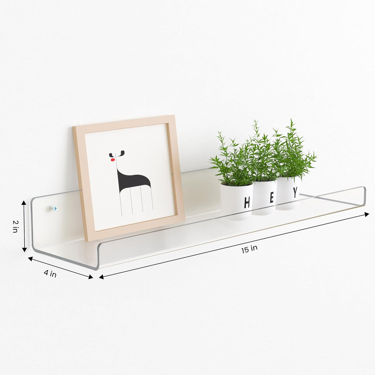 Estanterías Flotantes UpSimples, 6 Pack, 15 para Almacenaje