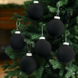 3.15 Pulgadas adornos de Navidad de Terciopelo Liliful