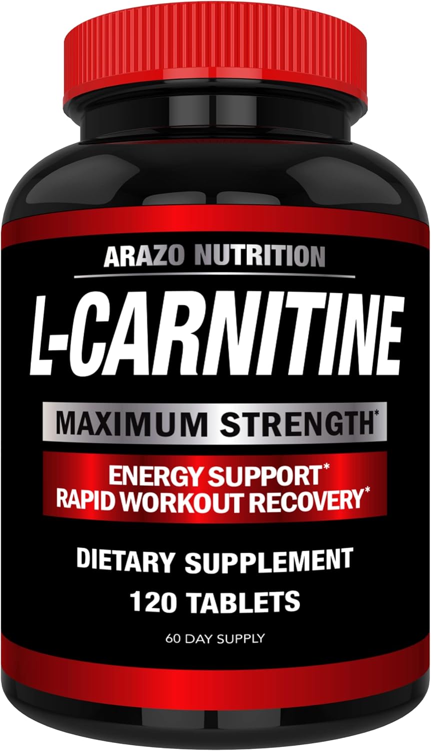 Suplemento L-carnitina, 120 tabletas con aminoácido