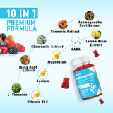 Gomitas de Ashwagandha con L-teanina, 2500mg, 60 unidades