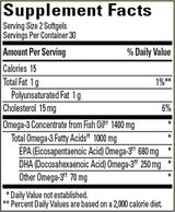 Suplemento Burp-Less Omega-3 del aceite de pescado de 1400mg