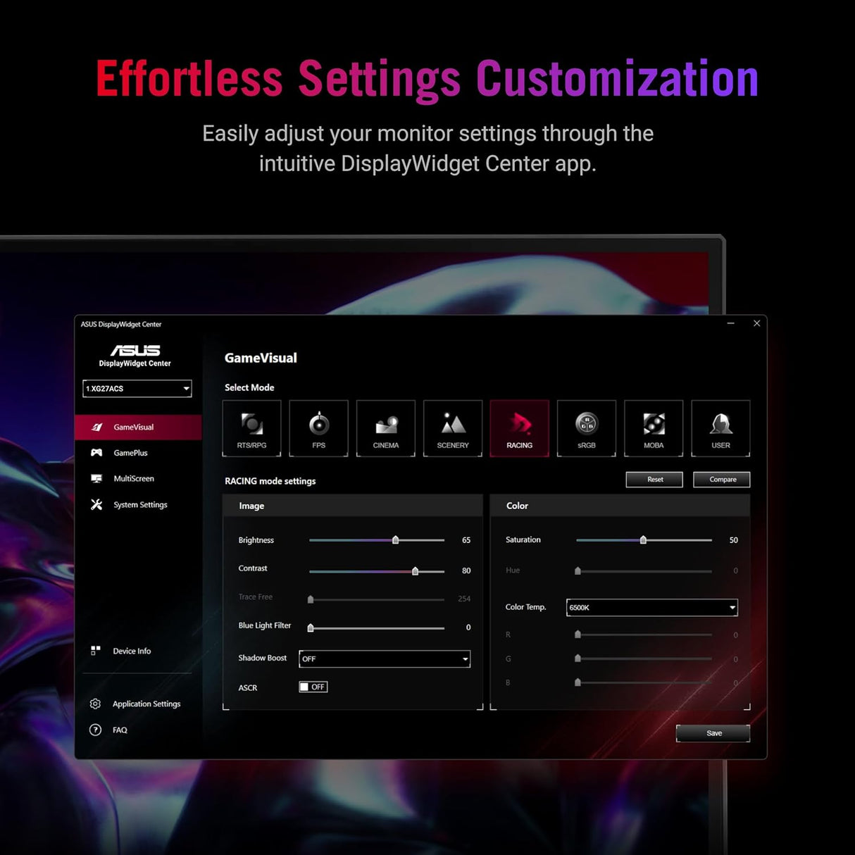 Monitor Gaming ASUS ROG Strix 27 QHD 180Hz XG27ACS