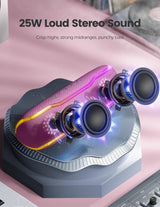 Altavoz Bluetooth IPX7 impermeable con luces intermitentes