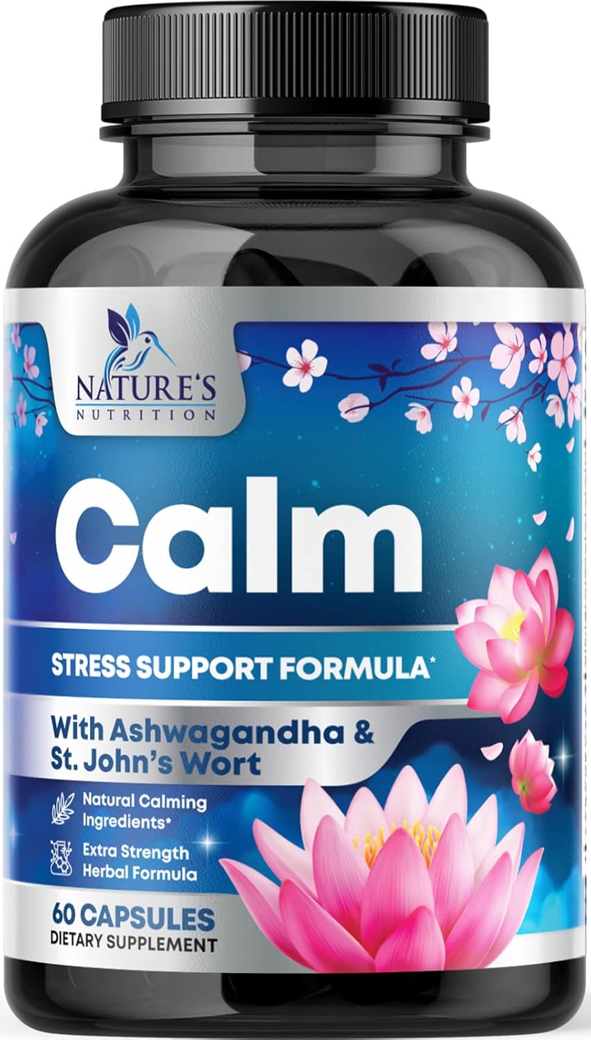 Suplemento Natur Nutrition con magnesio apoyo para la calma