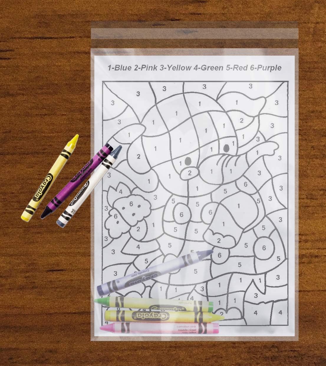 Bolsas Celofán Auto-Sellantes 6x9 Purple Q, 100 Pack
