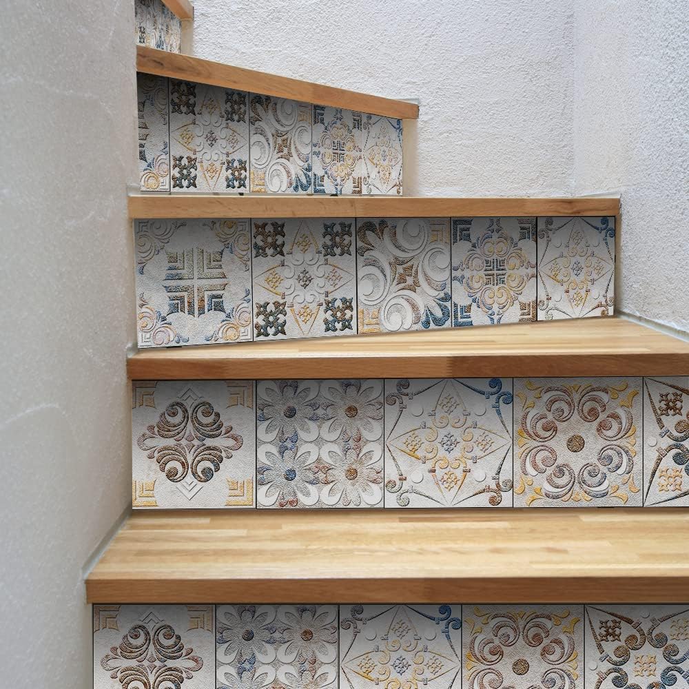 Adreamer90 Pegatinas Decorativas para Azulejos 2D 5.91x5.91