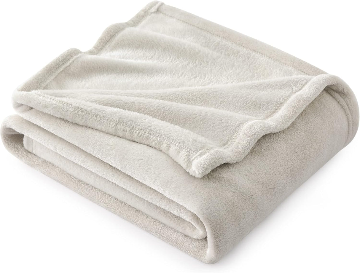Manta Fleece Bedsure 300GSM Suave y Ligera para Viajes