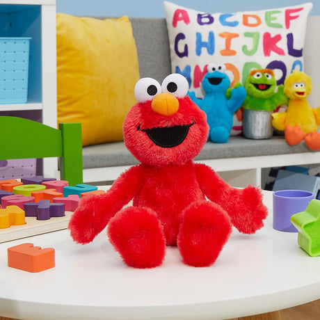 Set de Peluches Elmo y Abby Cadabby 8” Ecoamigables Sesame Street