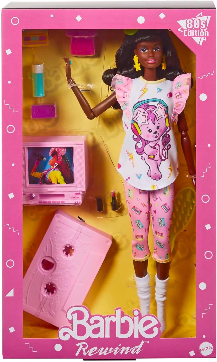 Barbie Rewind Muñeca & accesorios con cabello rizado, 1980s