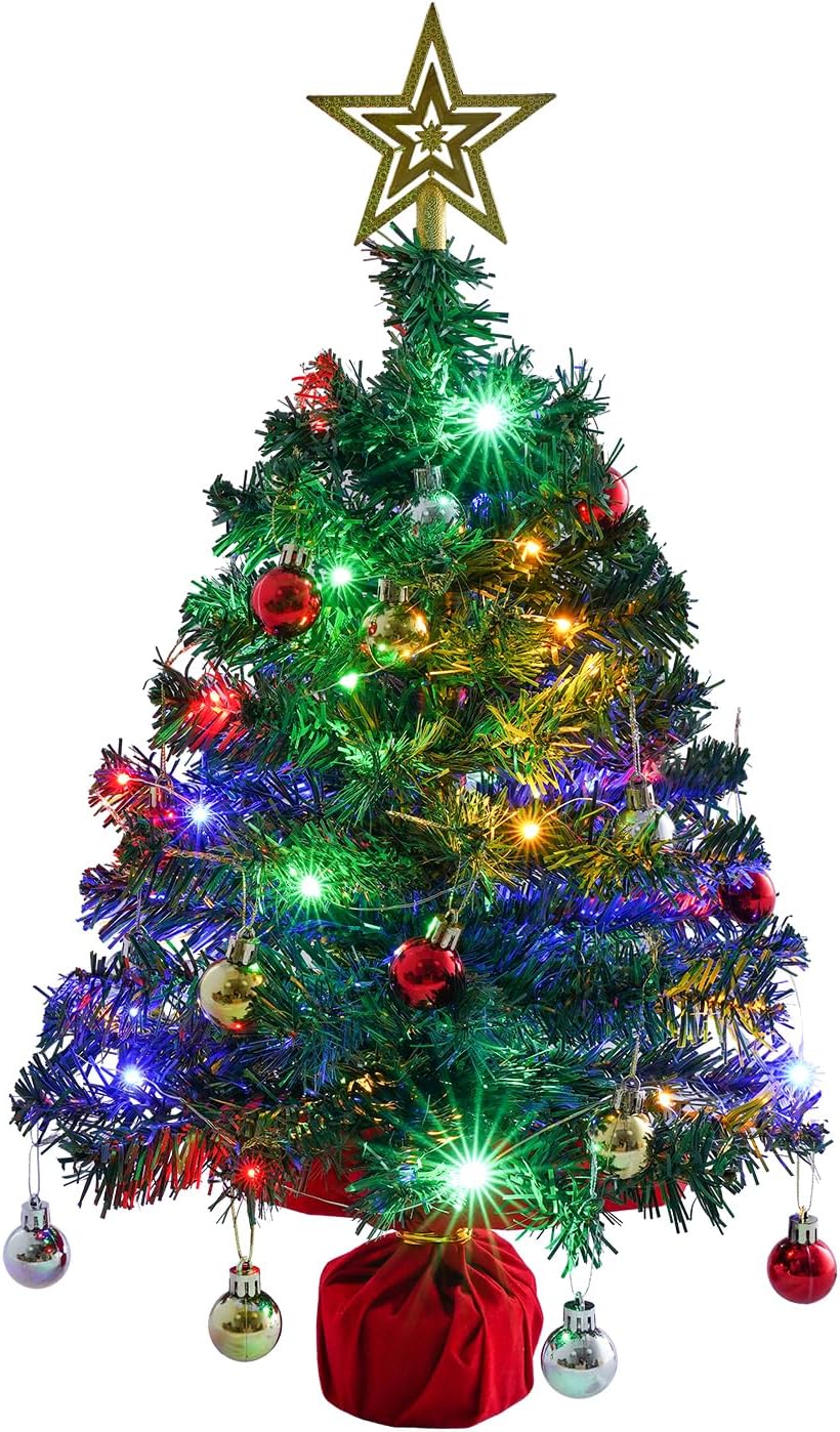 Árbol de Navidad Mini 24 con 30 luces LED, Star Tree