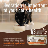 Alimento húmedo natural sin granos para gatos, paté de hígado