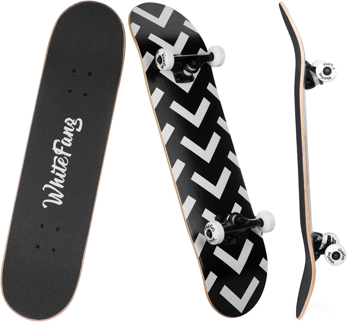 Patineta completa para principiantes, 7 capas de arce, 31 x 7.88