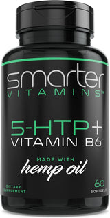 Suplemento 5-HTP 200mg + B6, Liberación Prolongada, 60 Softgels