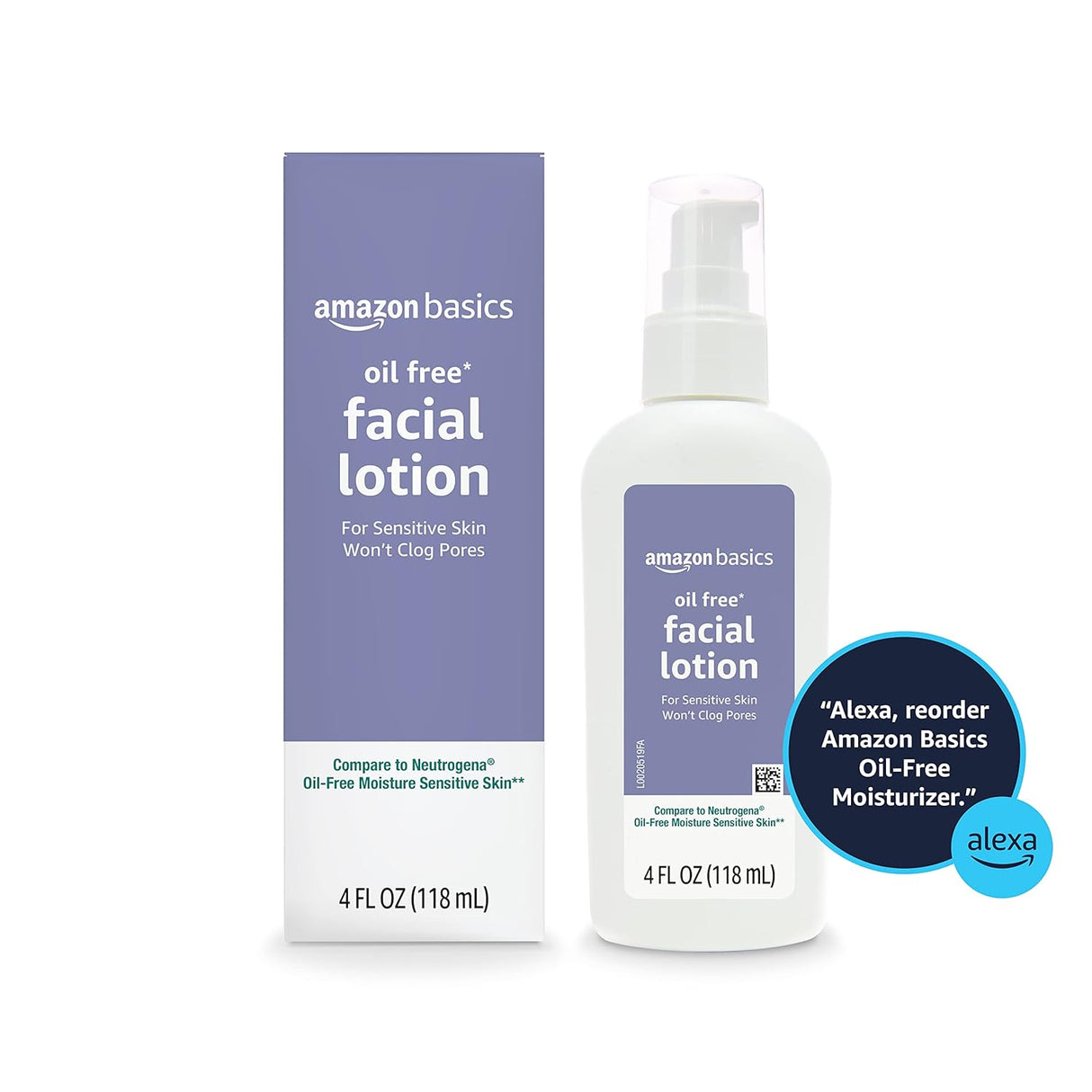 Crema hidratante facial sin aceite para pieles sensibles