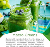MacroLife Naturals Macro Greens: Superalimento 10oz (30 Serv.)