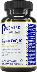 Premier CoQ-10 Vegano, 50 Cápsulas, Fermentado, 100 mg