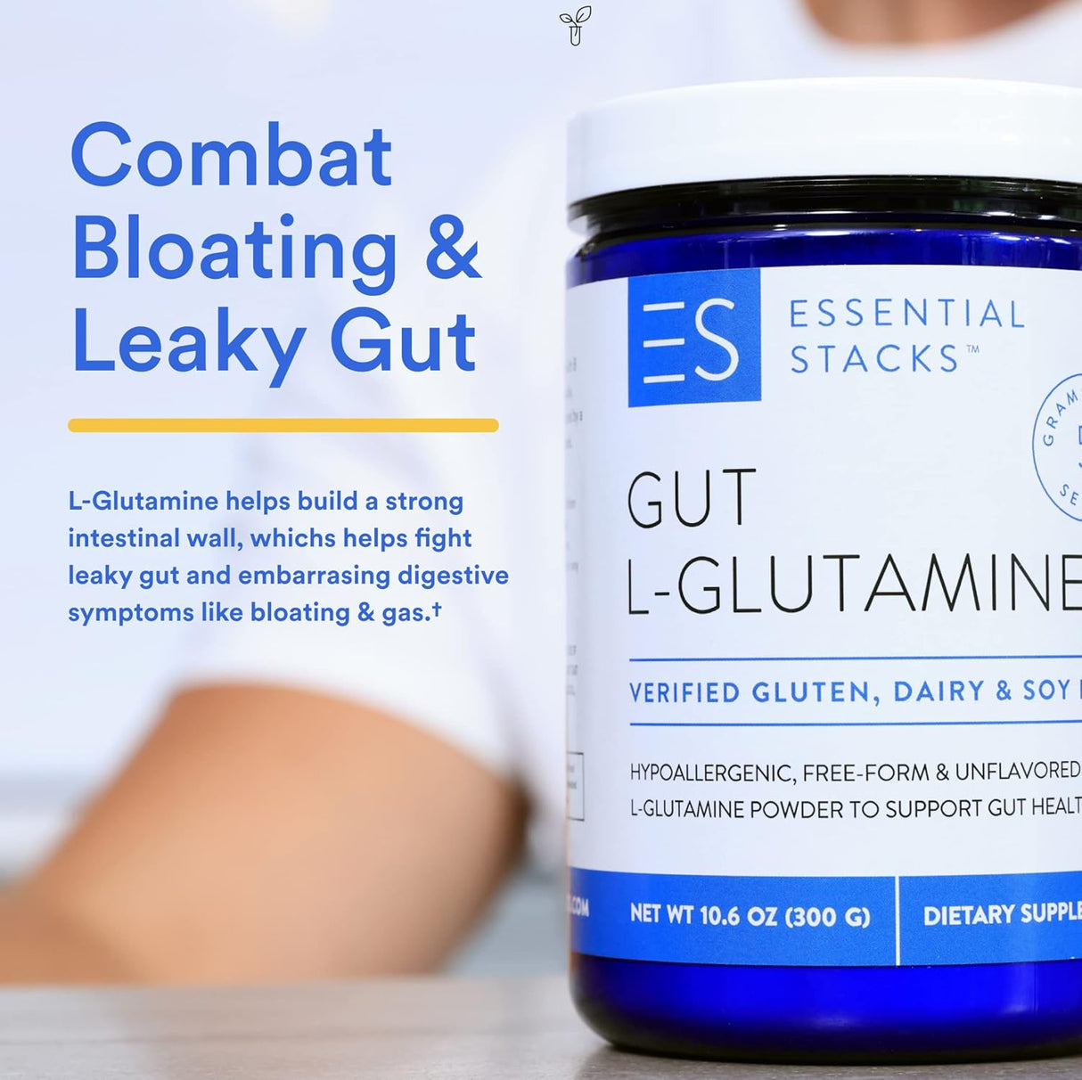 Suplementos Alimenticios  Polvo de L-glutamina intestinal