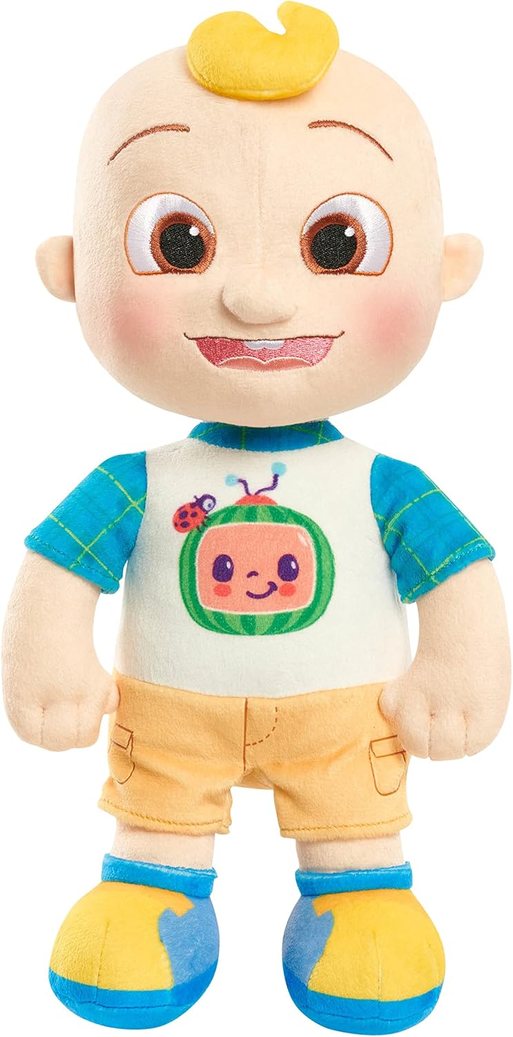 Muñeco de peluche JJ, Just Play, 100% reciclado, 13 pulgadas