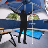 Tienda de campaña UNP 6 personas, impermeable, fácil montaje, 10'x9