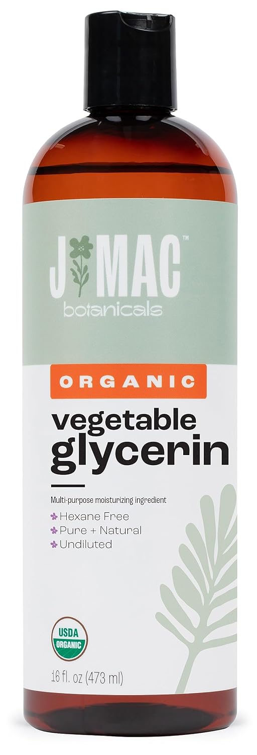 Aceite de glicerina vegetal orgánico J MAC BOTANICALS