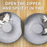 Cueva para Gatos MARUNDA, 2 Pack, Lavable y Desmontable