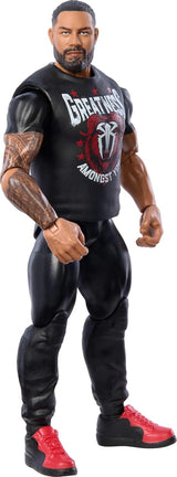 Figura de acción WWE Roman Reigns, Mattel, 10 puntos de articulación, Serie #151