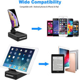 Soporte para teléfono celular con altavoz y base