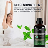 Aceite esencial de menta 100% puro orgánico