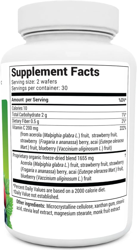 Complejo de Vitamina C Natural de 4 Bayas, Sin OMG