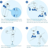 Filtro de Ducha Philips 3 Etapas, Reduce Cloro y Impurezas