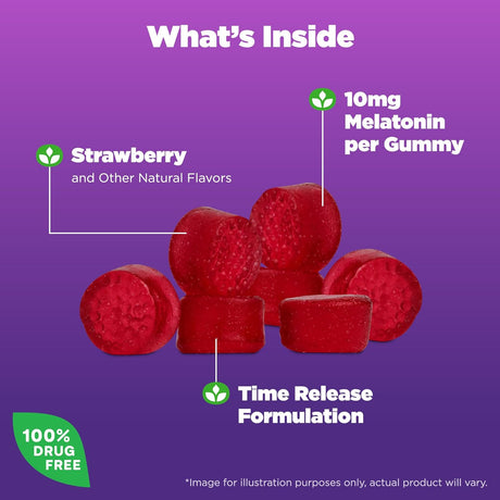 Natrol Time Release para un sueño reparador 3 mg 45 gomitas