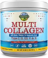 Polvo de colágeno múltiple tipo I II II V X con biotina
