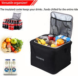 Organizador de Maletero HOMEVE Extra Grande con Enfriador, 3 Comp.