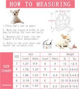YAODHAOD - Zapatos para perros pequeños, antideslizantes, protectores de patas con correas reflectantes, ligeros, para caminar, para mascotas pequeñas o medianas