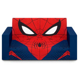 Silla transformable en cama para niños, diseño de Spider-Man