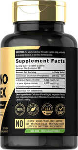 Suplemento Tri-Amino L-Arginina Carlyle, 90 Caplets, Vegano