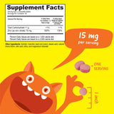 VitaWorks Tabletas masticables de zinc para niños, 15 mg, sabor natural a cereza, veganas, vegetarianas, sin OMG, sin gluten, vitaminas sin nueces, suplemento dietético para apoyo inmunológico, para niños, 120 masticables