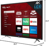 Televisor TCL 43 4K UHD HDR Roku Smart TV 43S405
