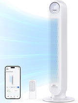 Ventilador Dreo 25ft/s, Oscilante, 4 Modos, Silencioso, Bladeless