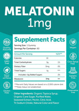 Lunakai vitaminas para dormir Gomitas en dosis bajas de 1 mg