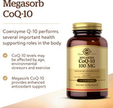 Solgar Megasorb CoQ10 100 mg Suplemento 90 cápsulas