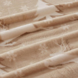 Manta de Piel de Conejo Coova 50x60 Pulgadas, Patrón de Alce