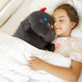 Peluche de gato larga de 20 pulgadas  negro