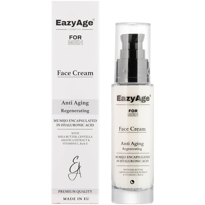 Crema facial de noche para hombres EazyAge con Vitamina C+E